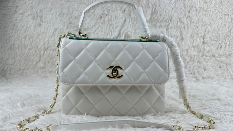 Ch**el top handle bags